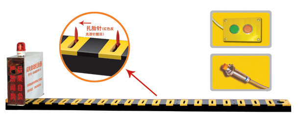 龙岩V3嵌入式闯岗自动扎胎器/阻车器